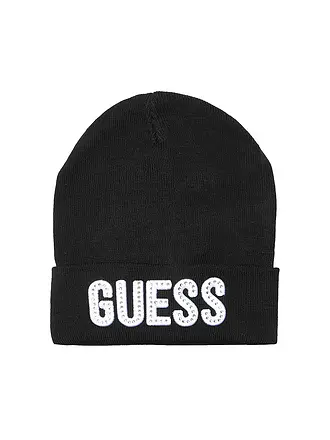 GUESS | Mädchen Mütze - Haube | schwarz
